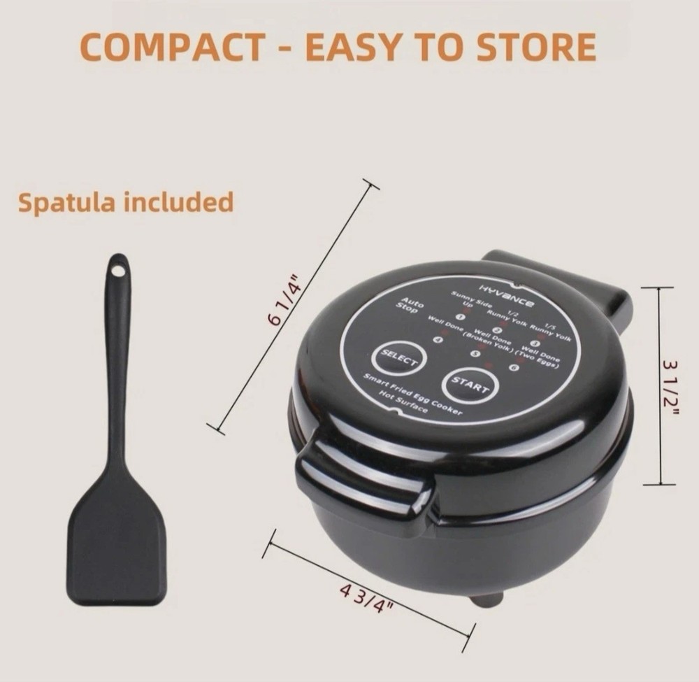 🏅Smart Fried Egg Cooker, 6 Fried Egg Features, Make fried egg Sunny side