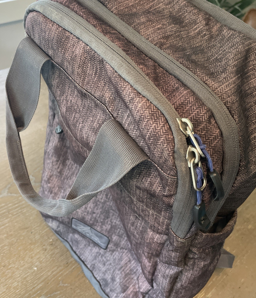 High Sierra Adjustable Backpack Grey, Black & Pink