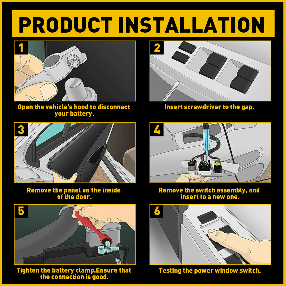 For 2013-2018 Nissan Rogue Power Window Master Control Switch Left Driver Side A