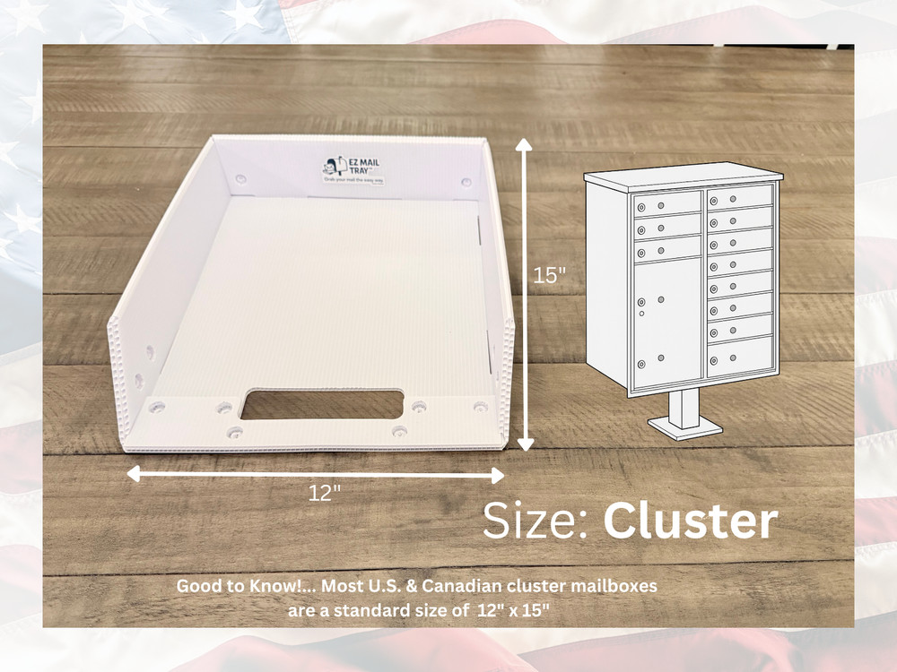 EZ Mail Tray™ Organizer - Mailbox Tray Insert