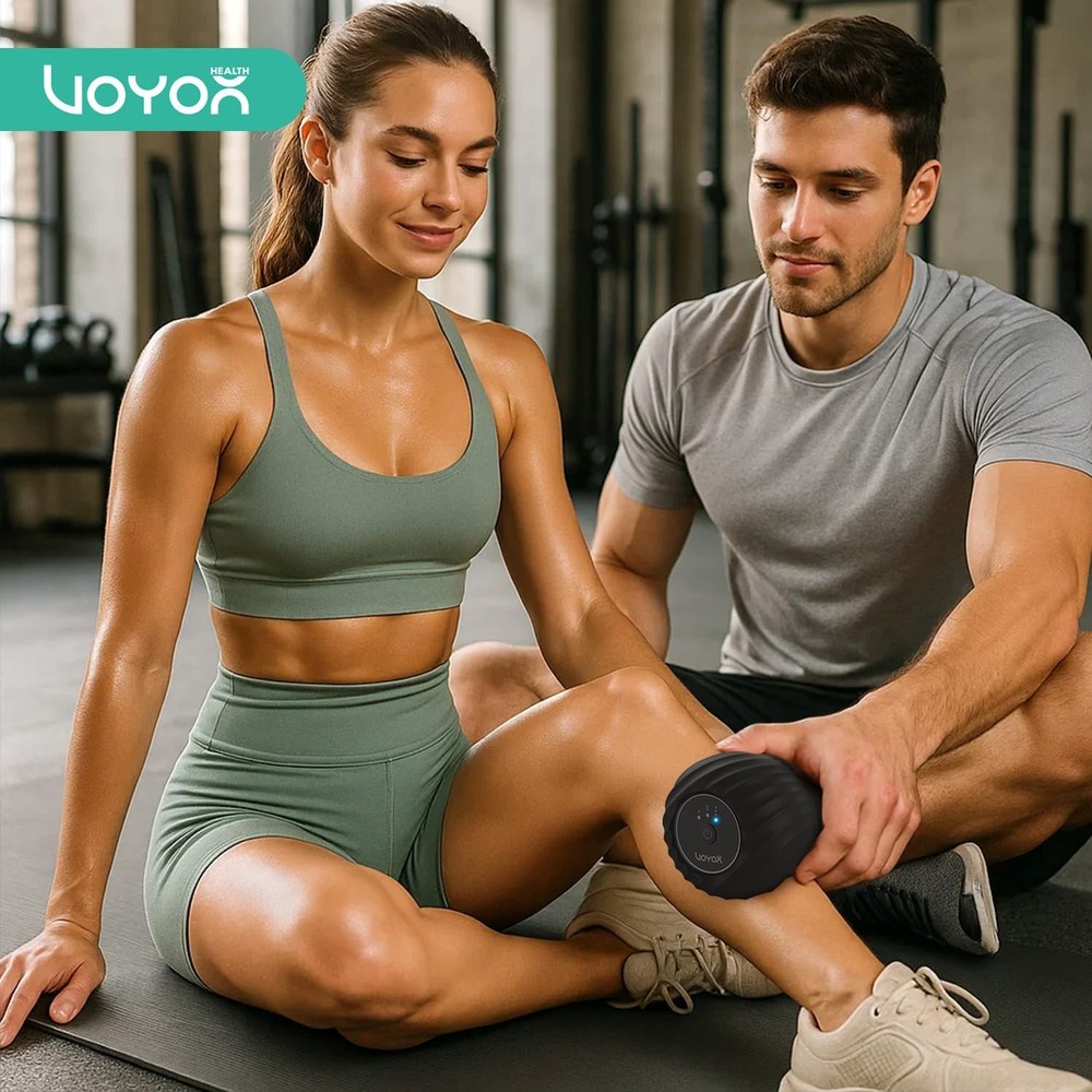 Vibrating Peanut Massa Ball Roller, Electric Double