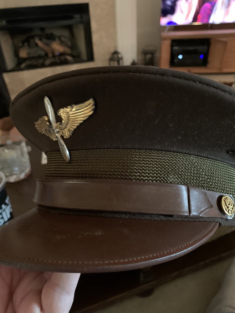 Authentic WW2 Pilots Cap Air Force Actual Issue