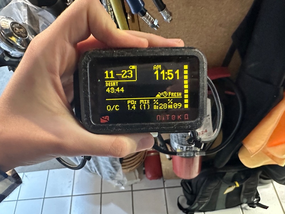 Dive Rite NiTek Q Techical Diving Computer Nitrox/Timix