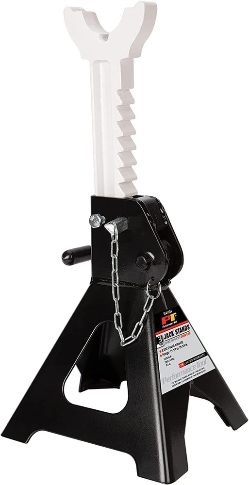 Performance ToolW41004 DOUBLE LOCKING AUTOMOTIVE JACK STANDS (PAIR) 3 TON/6000