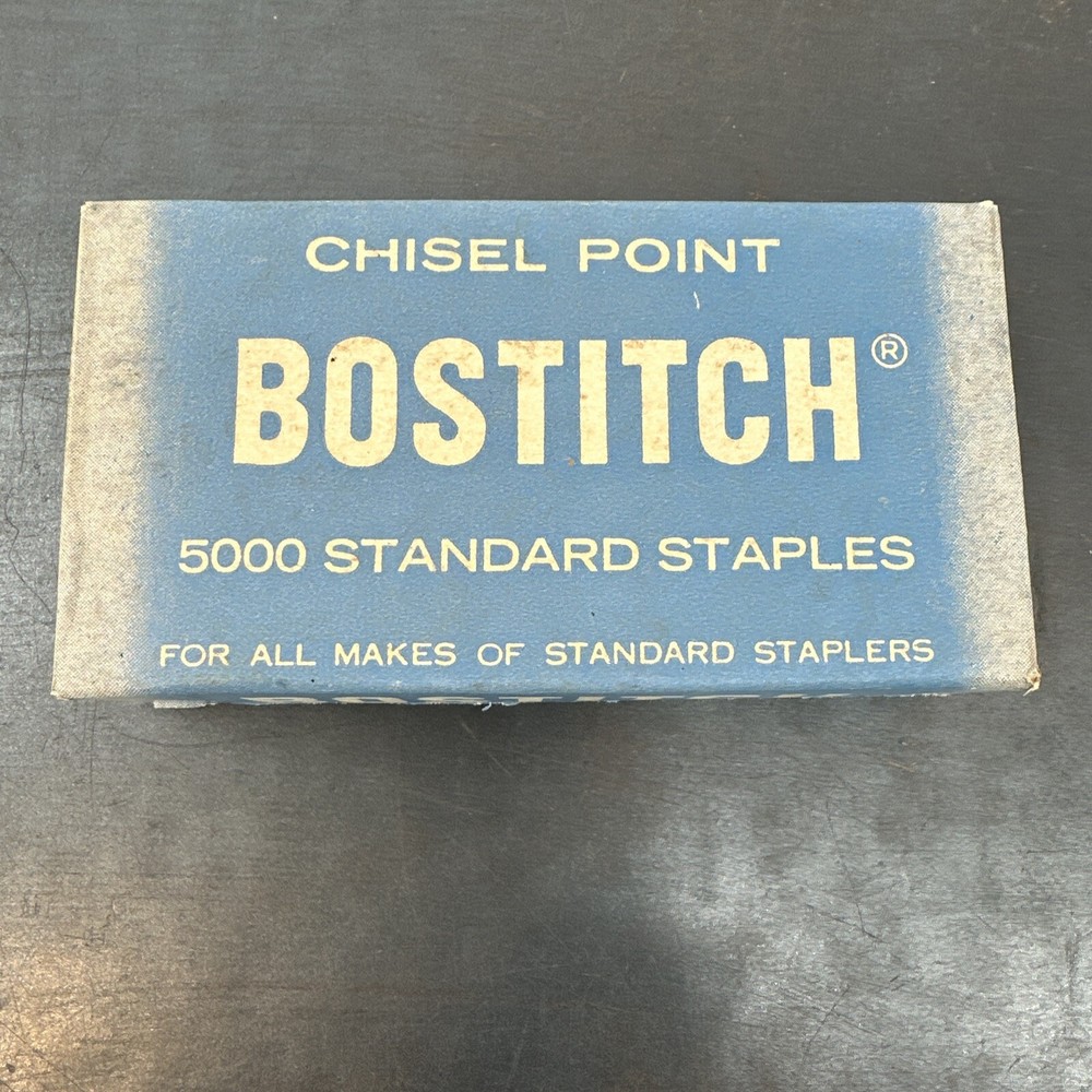 Bostitch Chisel Point Staples Old New Stock