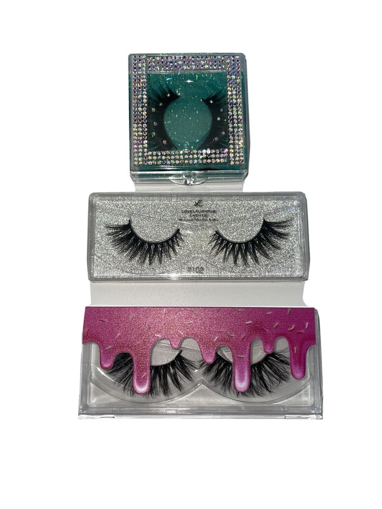 3 Pair eyelashes
