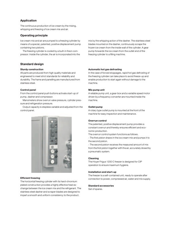 Continuous Ice Cream Freezer from Tetra Pak - Fully Operational