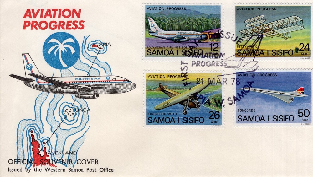 SAMOA  1978 Aviation Progress  FDC19657