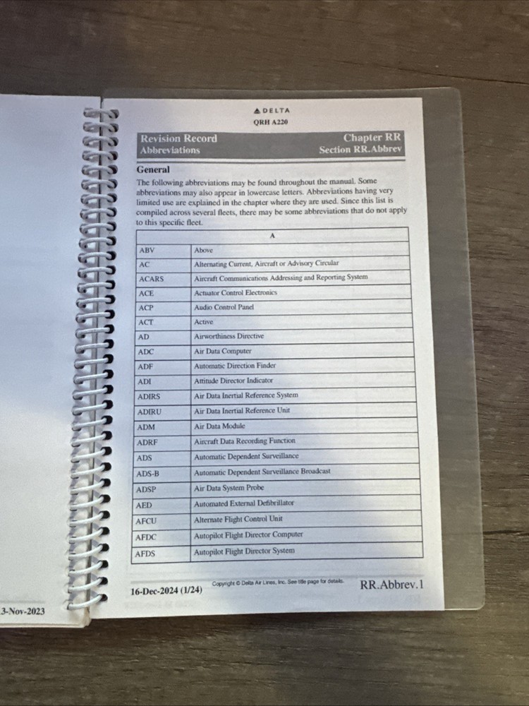 Airbus A220 Quick Reference Handbook for Pilots