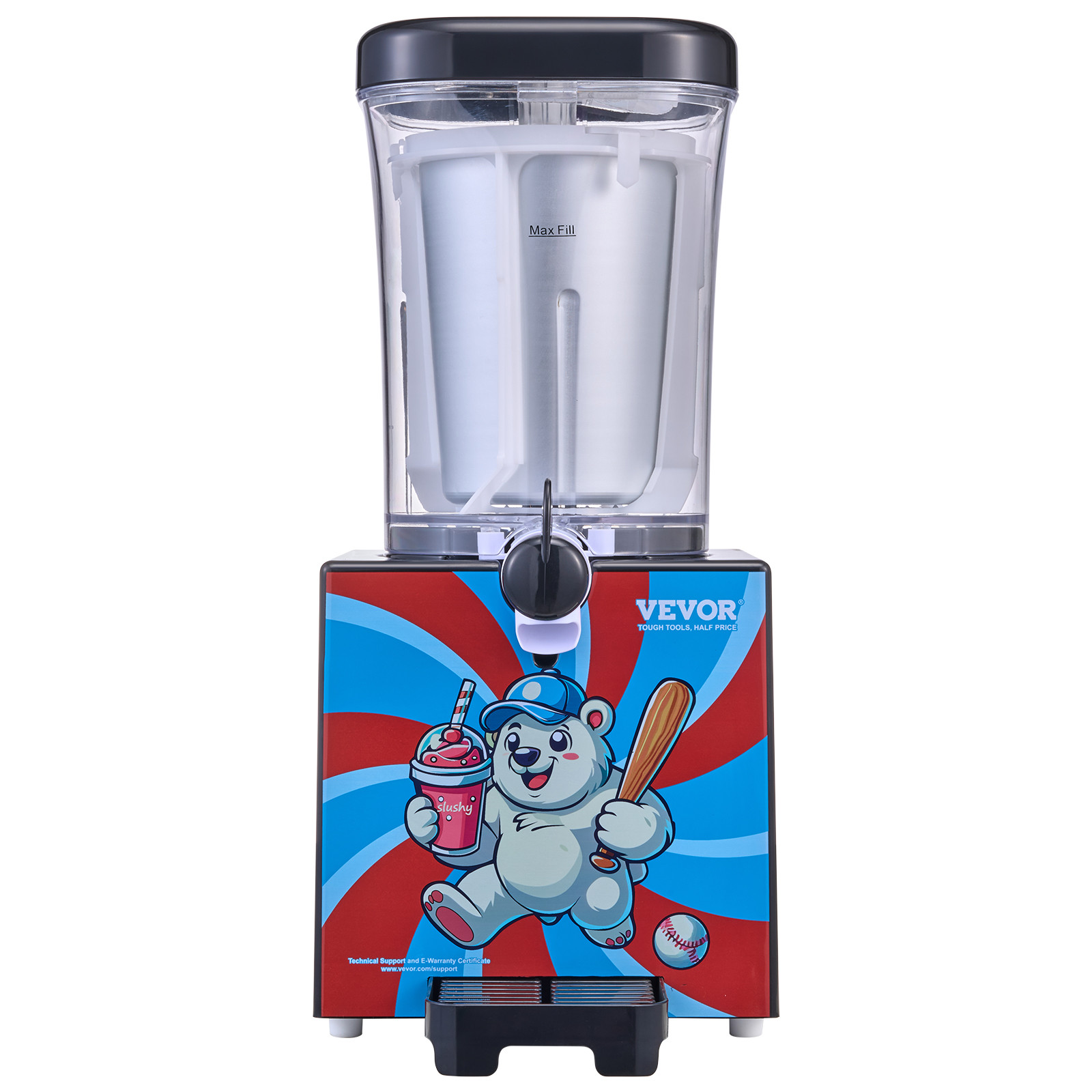 VEVOR Slushy Machine Home Margarita Slush Maker 34oz Smoothie Frozen Drink Maker