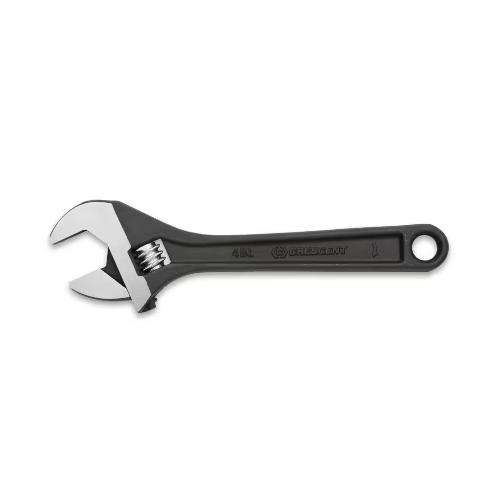 4 In. Black Oxide Adjustable Wrench