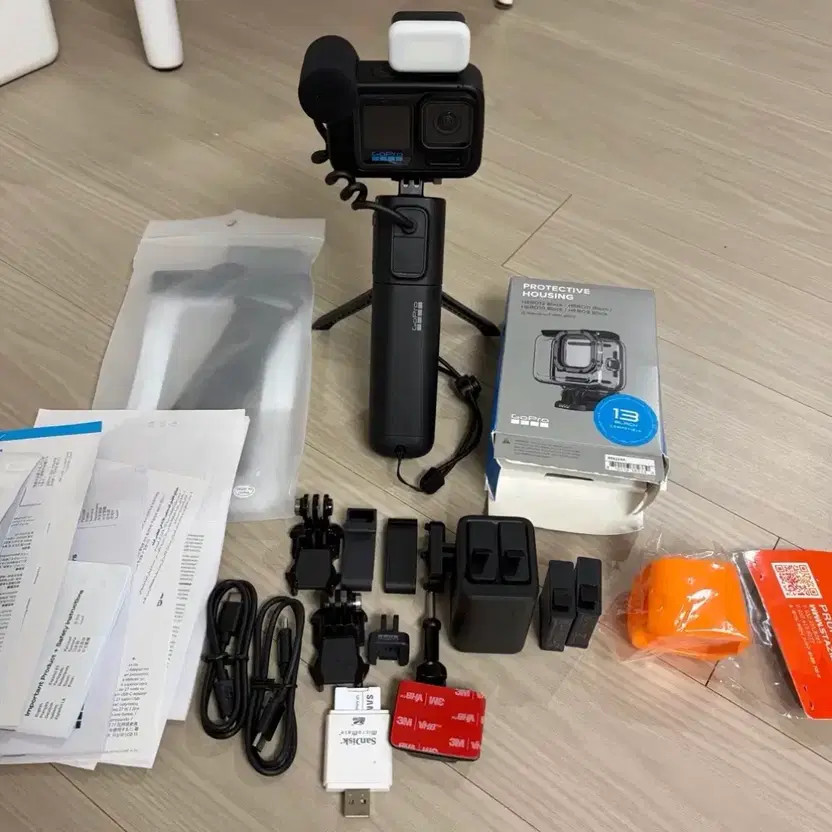 GoPro Hero 13 Action Camera Complete Set Waterproof Accessories