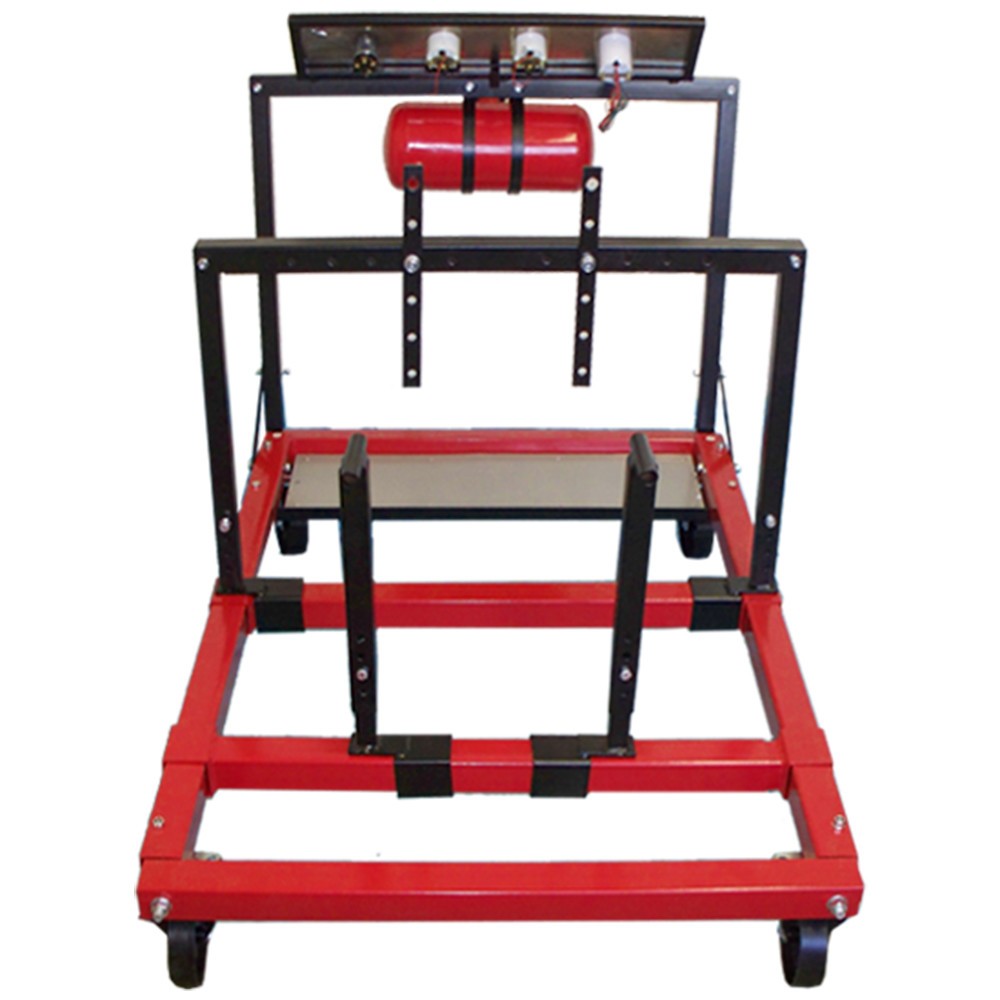Mobile Engine Testing Station Gauge Meters Stand Engine Tester