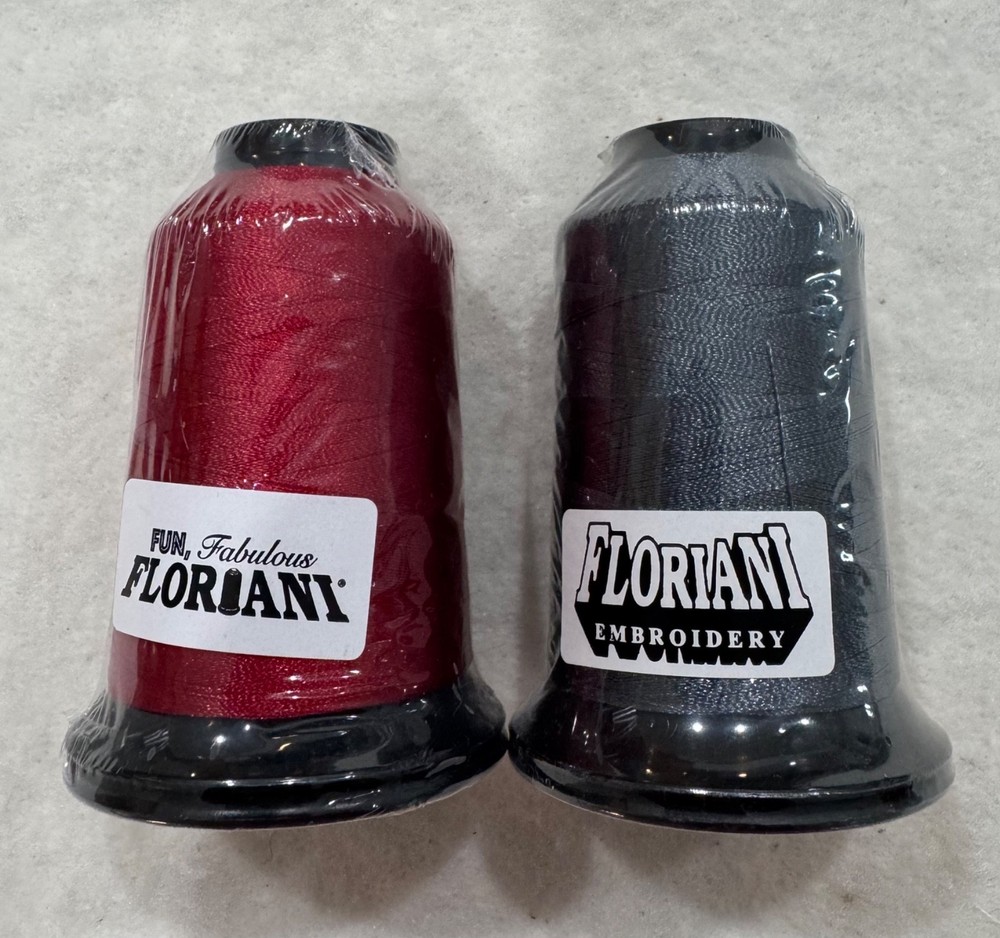 Floriani Embroidery Thread 10 New Spools Polyester Multiple Colors