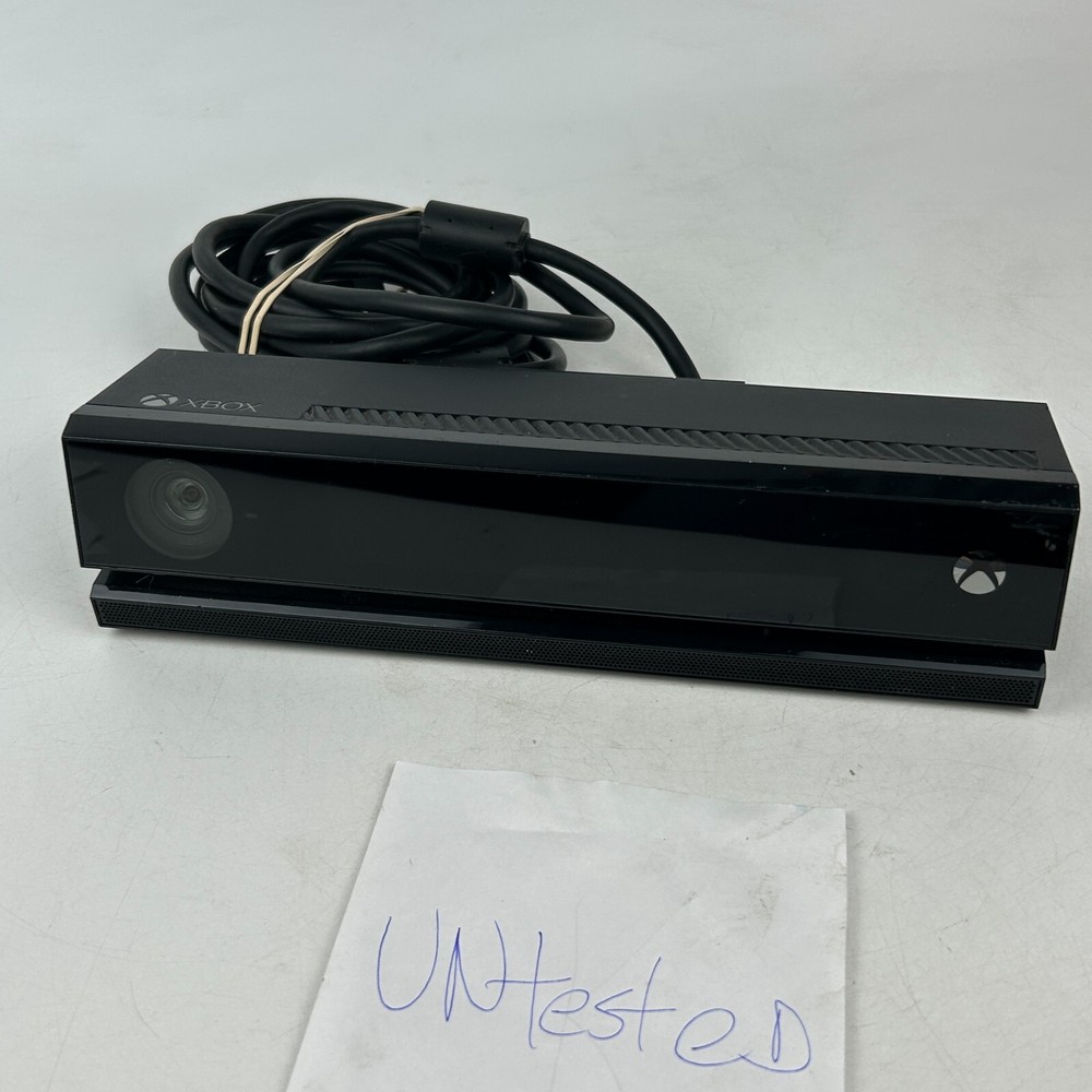Microsoft Xbox One Kinect Camera Video Game Motion Sensor Bar - Black Untested