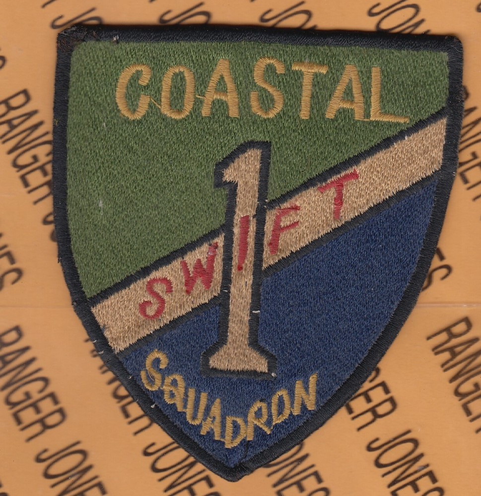 USN Navy Costal Swift Squadron 1 ~4" patch c/e