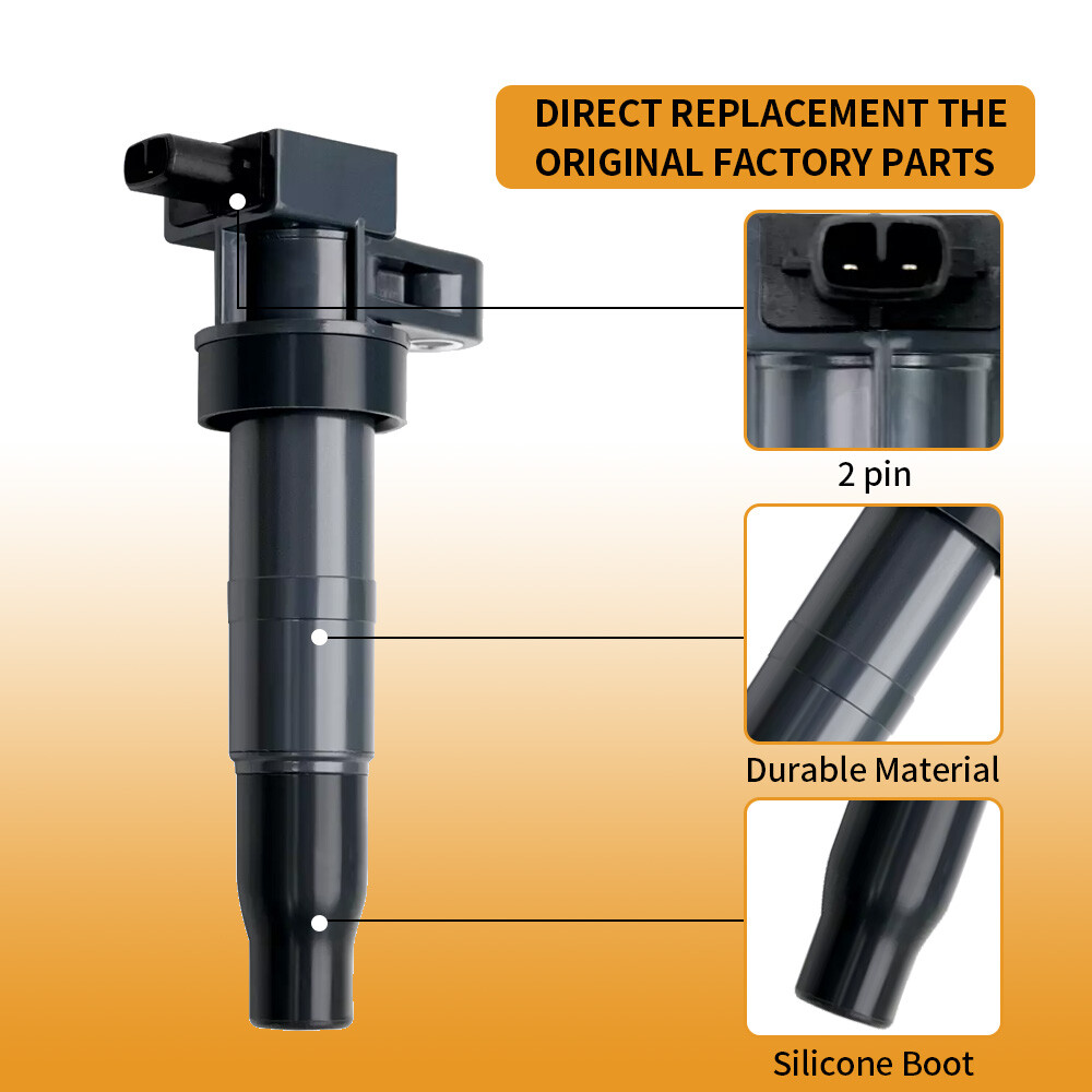 Cnpapc 6*Ignition Coil &Spark Plug for Hyundai Santa Fe Kia Sorento Sedona UF546