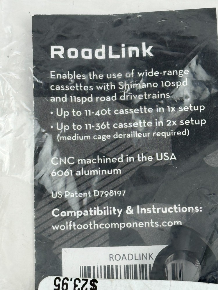 Wolf Tooth RoadLink Replaceable Derailleur Hanger