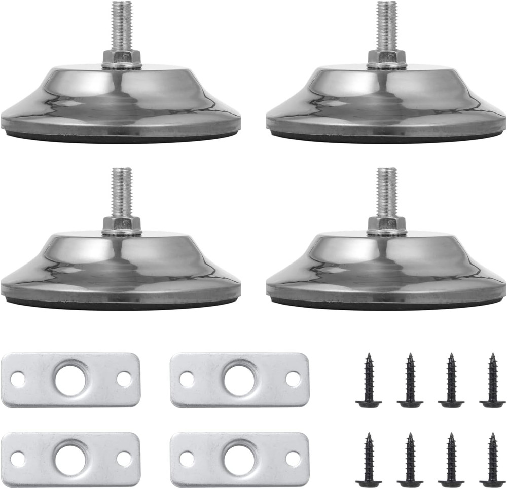 4Pcs Pool Table Leg Levelers, 5-Inch Billiard Table Leg Leveling Risers, Adjusta