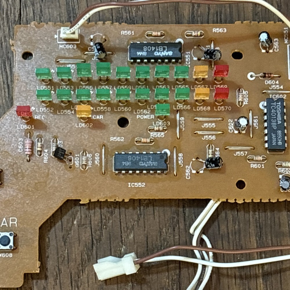 Nad 6325 Cassette Deck Pause Play Stop Button Board Assembly Working