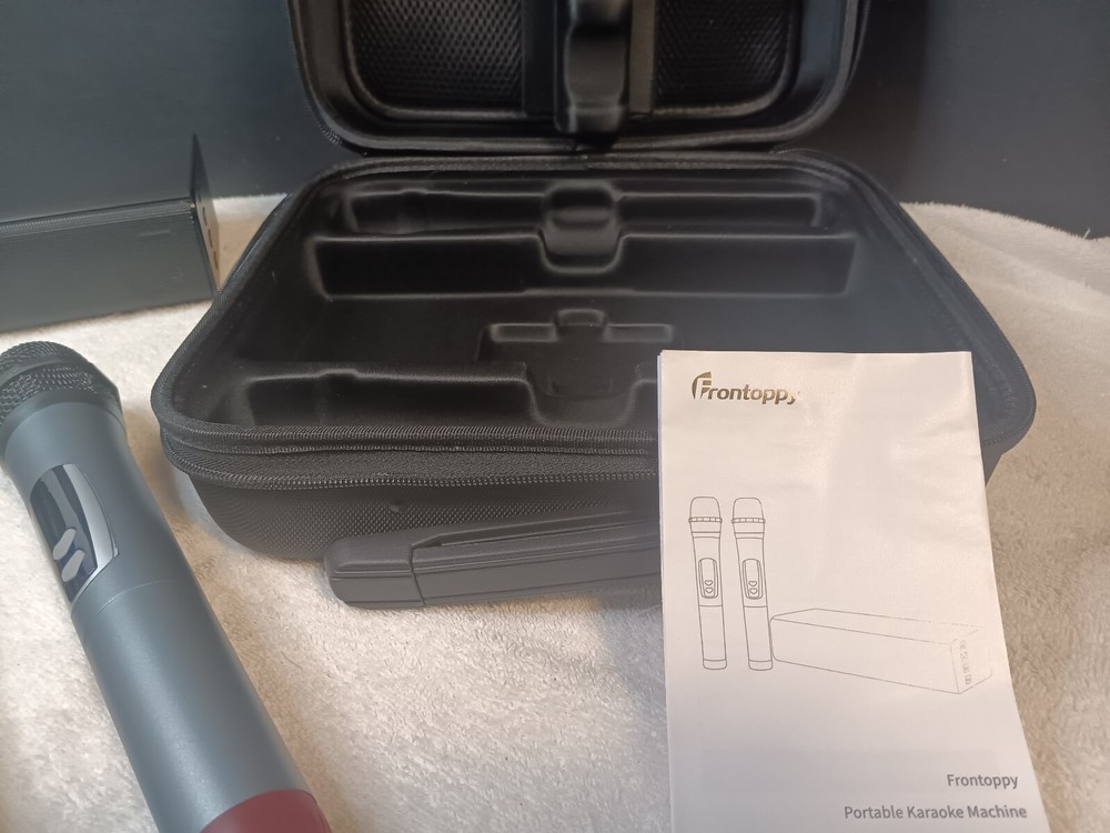 - Bluetooth Microphone with Speaker - Karaoke Machine with Bluetooth Frontoppy