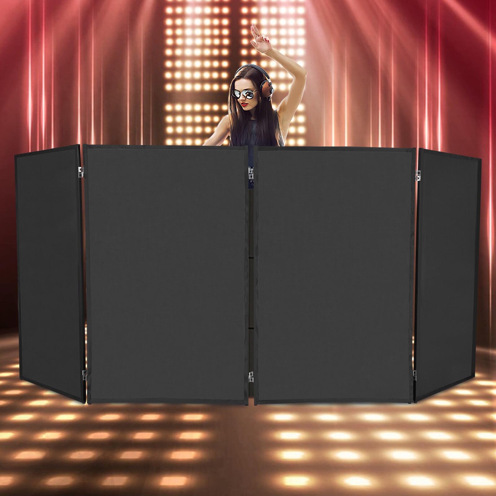 DJ Booth Panels Portable Detachable Cover Screens Foldable Booth Event Panels