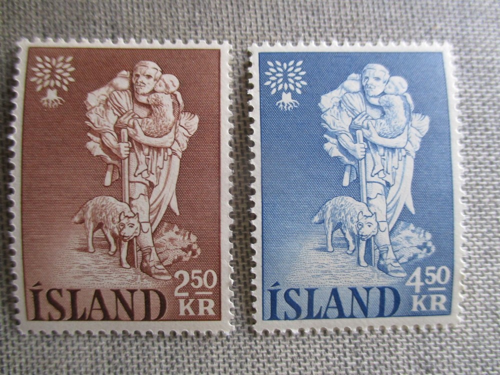 Iceland, Scott# 325-326, MNH