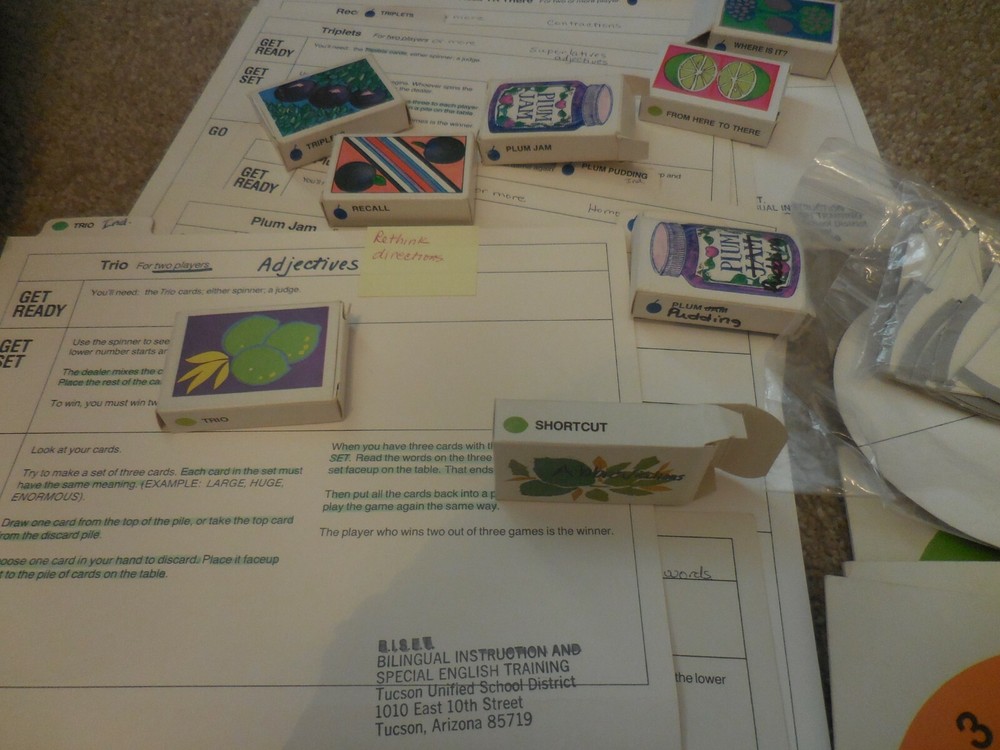 Reading Skills Games Box (Lime Tree, Plum Tree) 1976