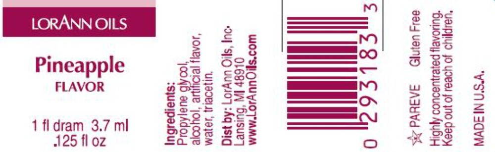 LorAnn Super Strength Pineapple Flavour 3.7ml (1 dram)