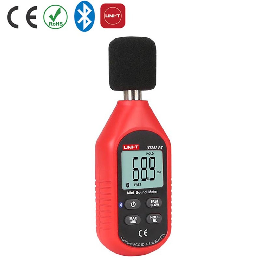 UNI-T UT353-BT Mini Sound Level Meter Adjustable Sampling RateLCD Backlight✦Kd