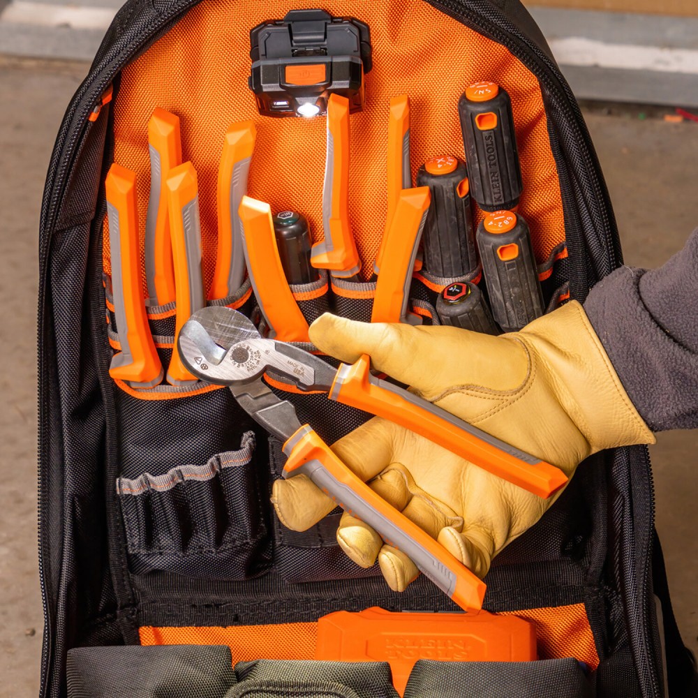 Klein Tools 63225RINS Cable Cutter, Insulated, High-Leverage, 9-Inch