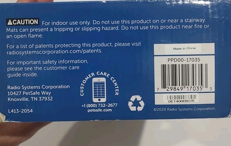 PetSafe ScatMat Electronic Dog & Cat Indoor Pet Training Mat 60"x12" 60 x 12 NEW