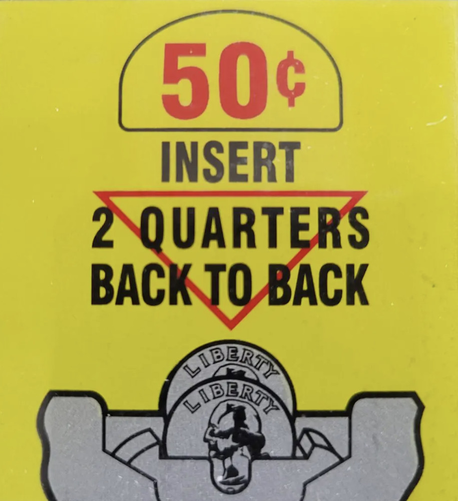 Authentic Back 2 Back Northwestern 50 Cent .50 DECAL STICKER Super 60 Machine
