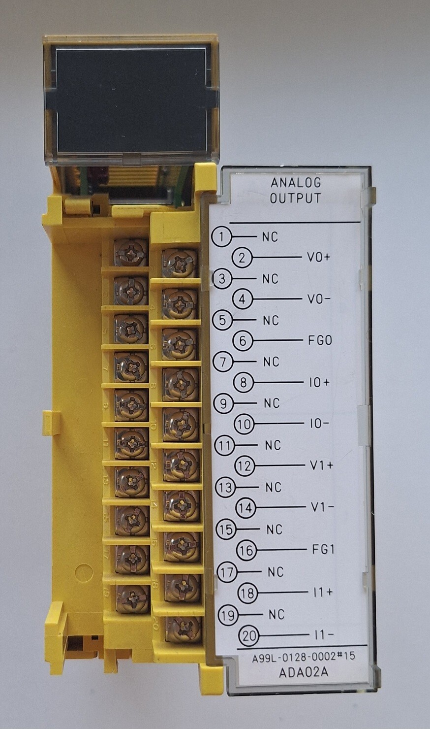 Fanuc A03B-0819-C052 analog output module ADA02A.