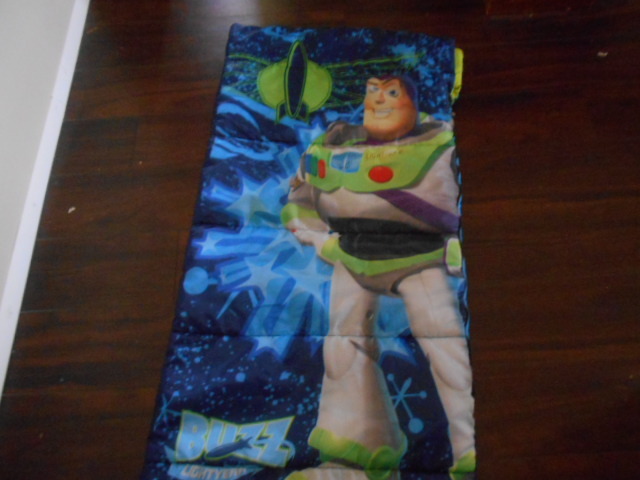 Disney Pixar Buzz Lightyear Sleeping Bag Very Good Condition