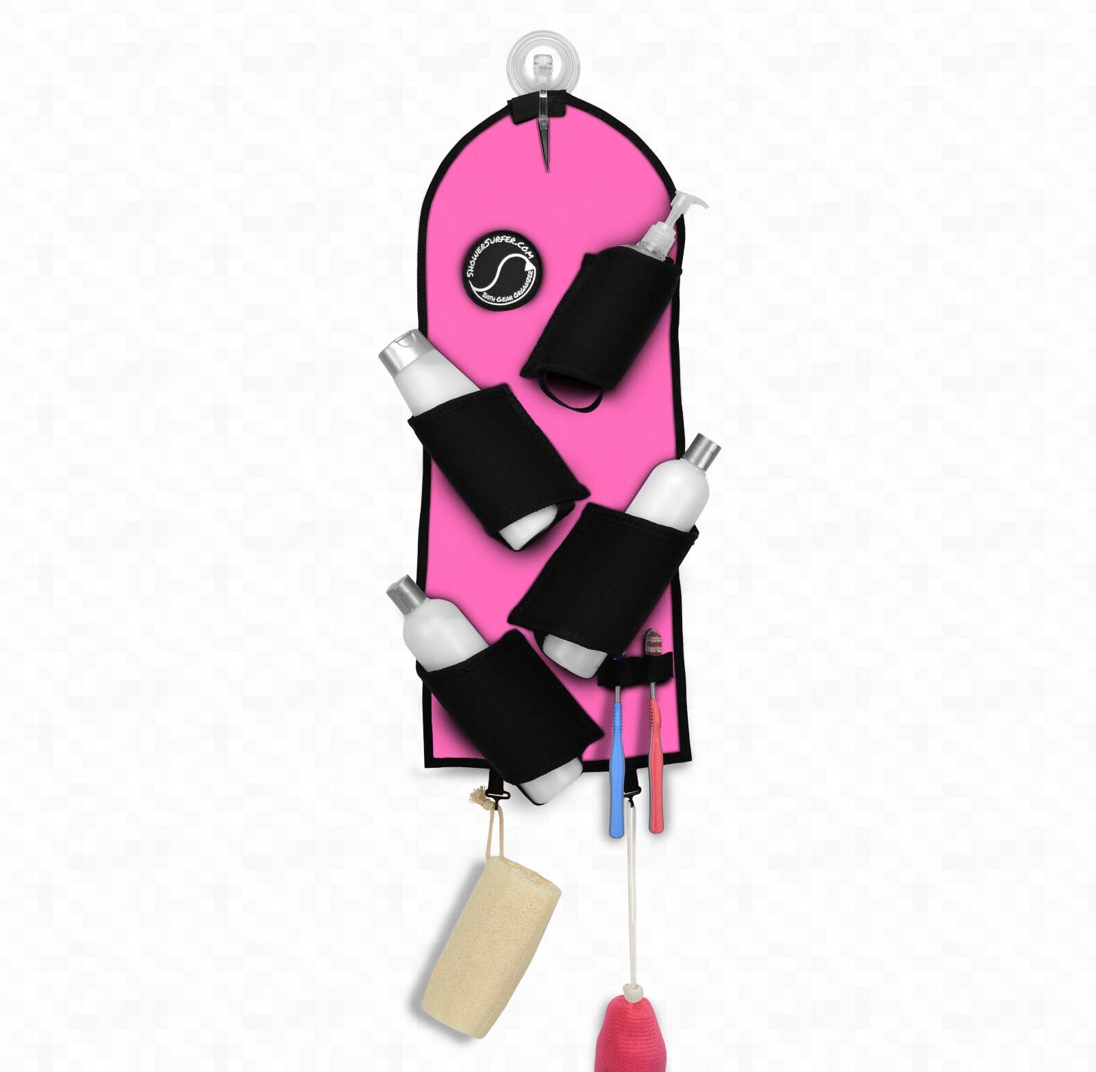 Shower & Bath Organizer - RV Camper Storage Caddy - Neoprene Fabric for Bathroom