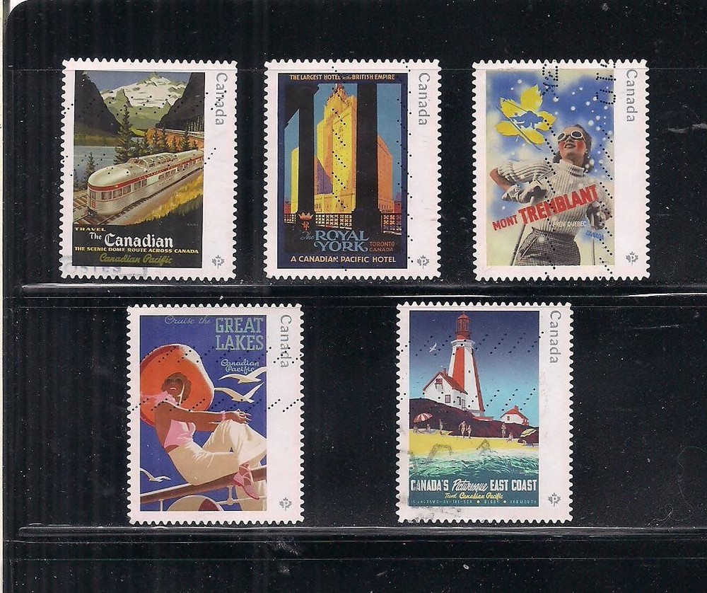 Canada  #3334-3338 used set