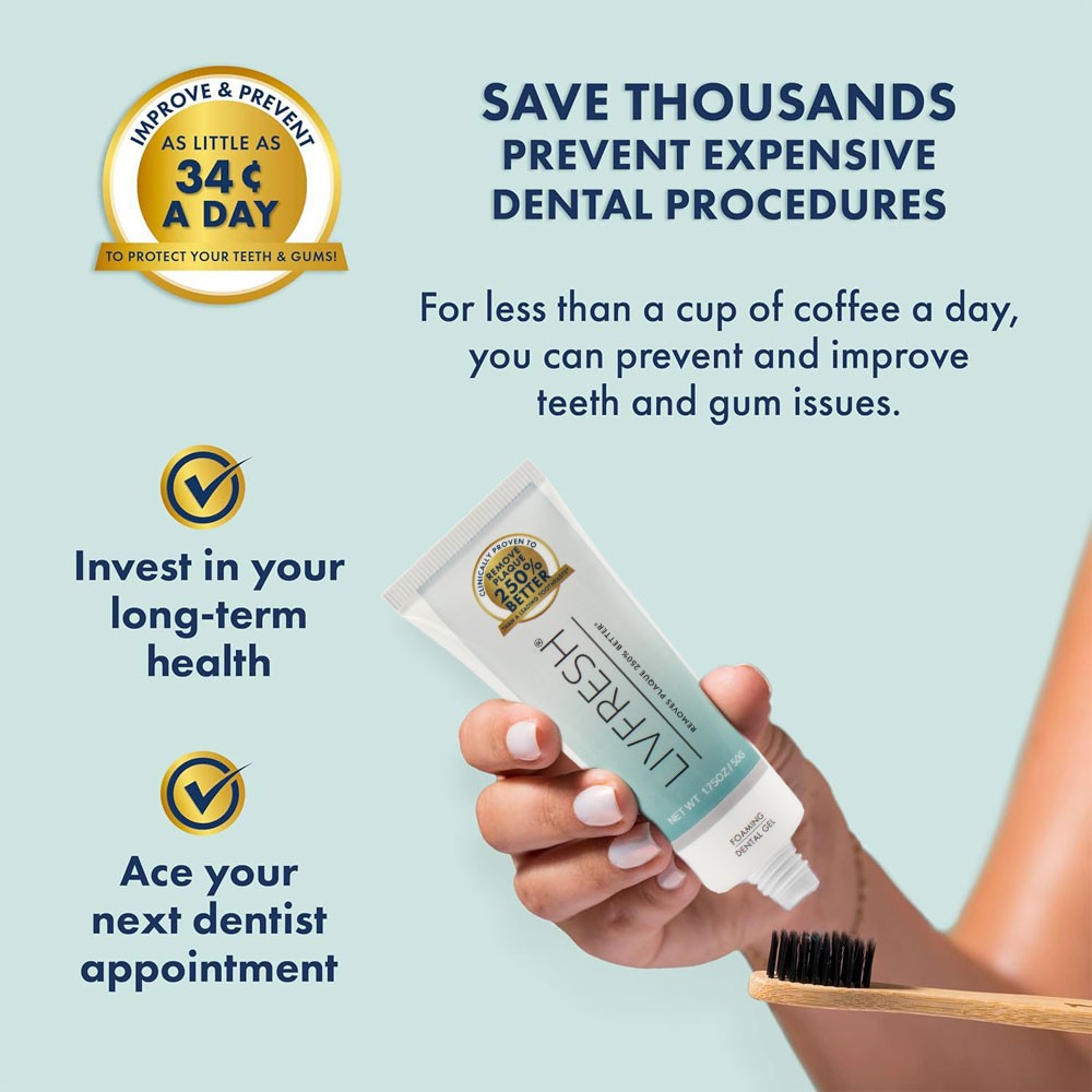 Toothpaste Gel Clinically Proven to Remove Plaque