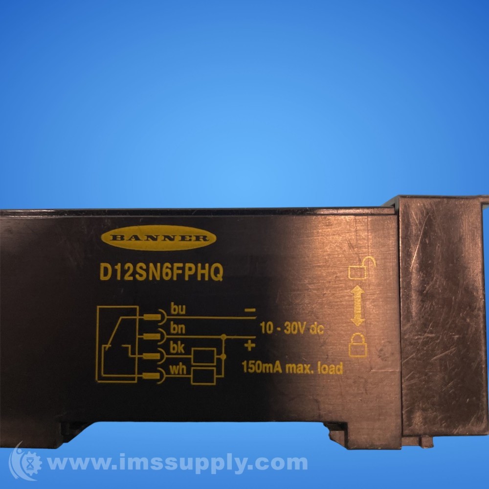 Banner Engineering Corp. D12SN6FPHQ Photoelectric Sensor USIP