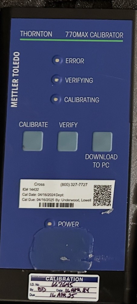 Thornton 770 Max Calibrator w/Case