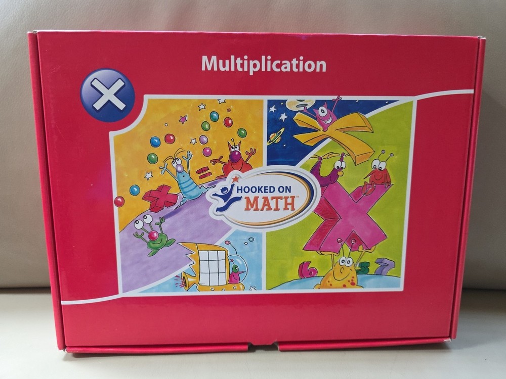 Hooked on Math Multiplication Workbook Open Box
