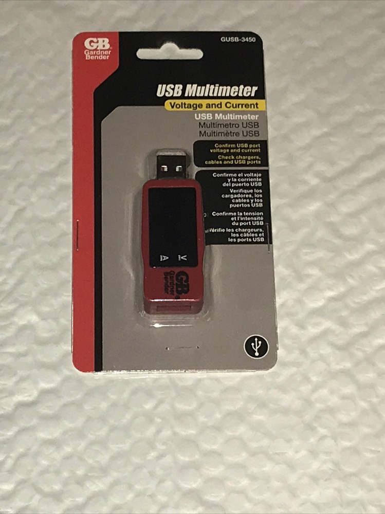 GARDNER BENDER USB MULTIMETER MODEL GUSB-3450 (FACTORY SEALED)