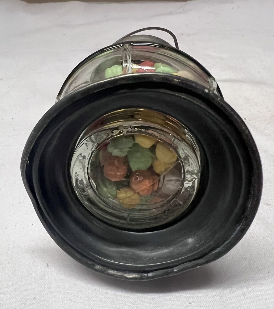 Vtg Railroad Light Candy Holder