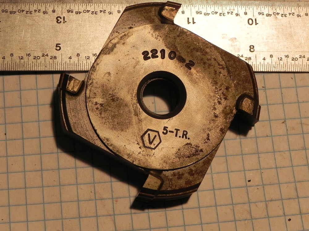 Screw Machine #2 Circular Form Tool 3" DIA 9/16" Thick 4 Carbide Faces (61)