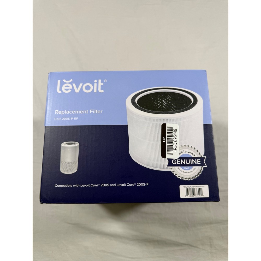 Levoit Replacement Filter Core 200S-P-RF White NEW Genuine HEPA