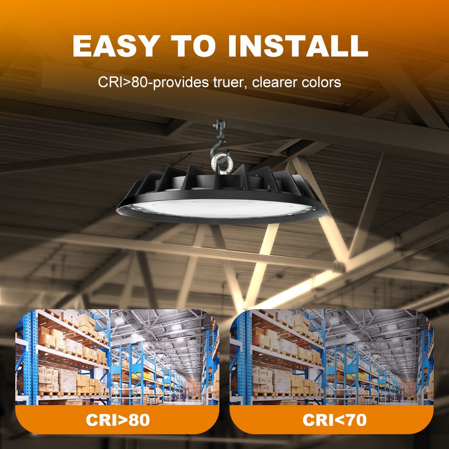 10 Pack 200W UFO Led High Bay Light Industrial Commercial Warehouse Shop Lights