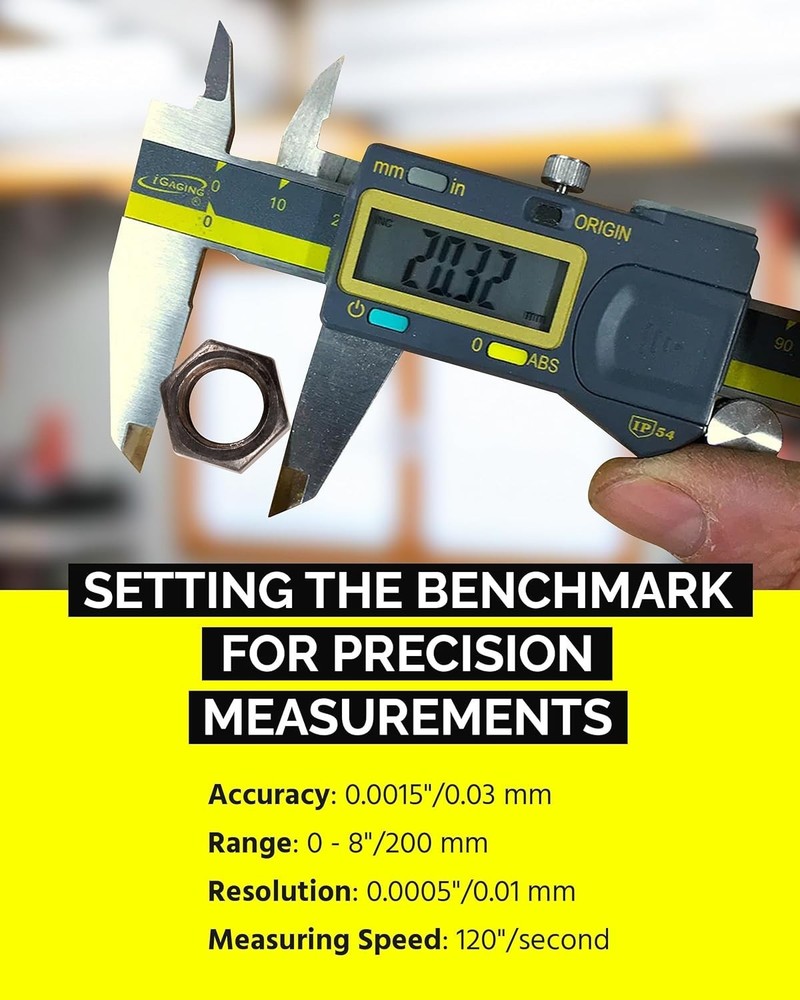 Absolute Origin Digital Caliper 0-8" - Accurate & Efficient Measurement Tool