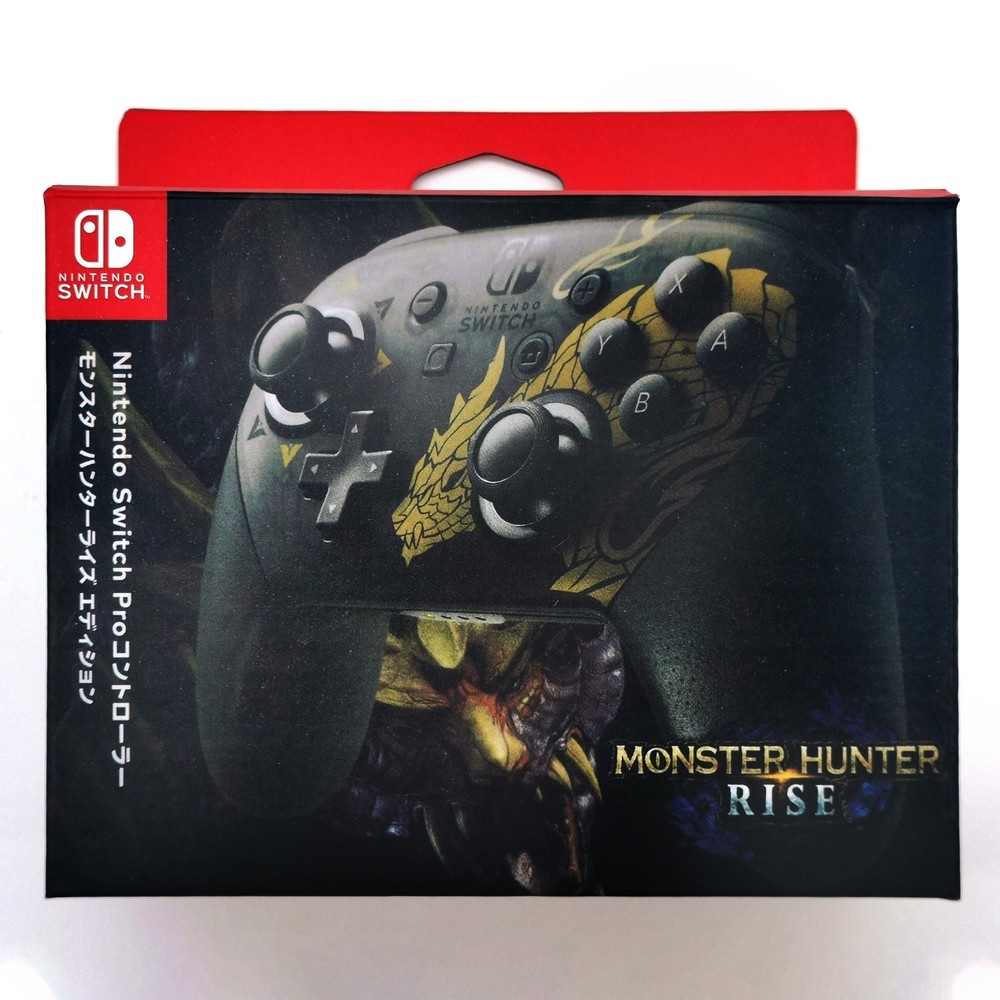 Nintendo Switch Pro Wireless Bluetooth Controller - Monster Hunter Rise Edition