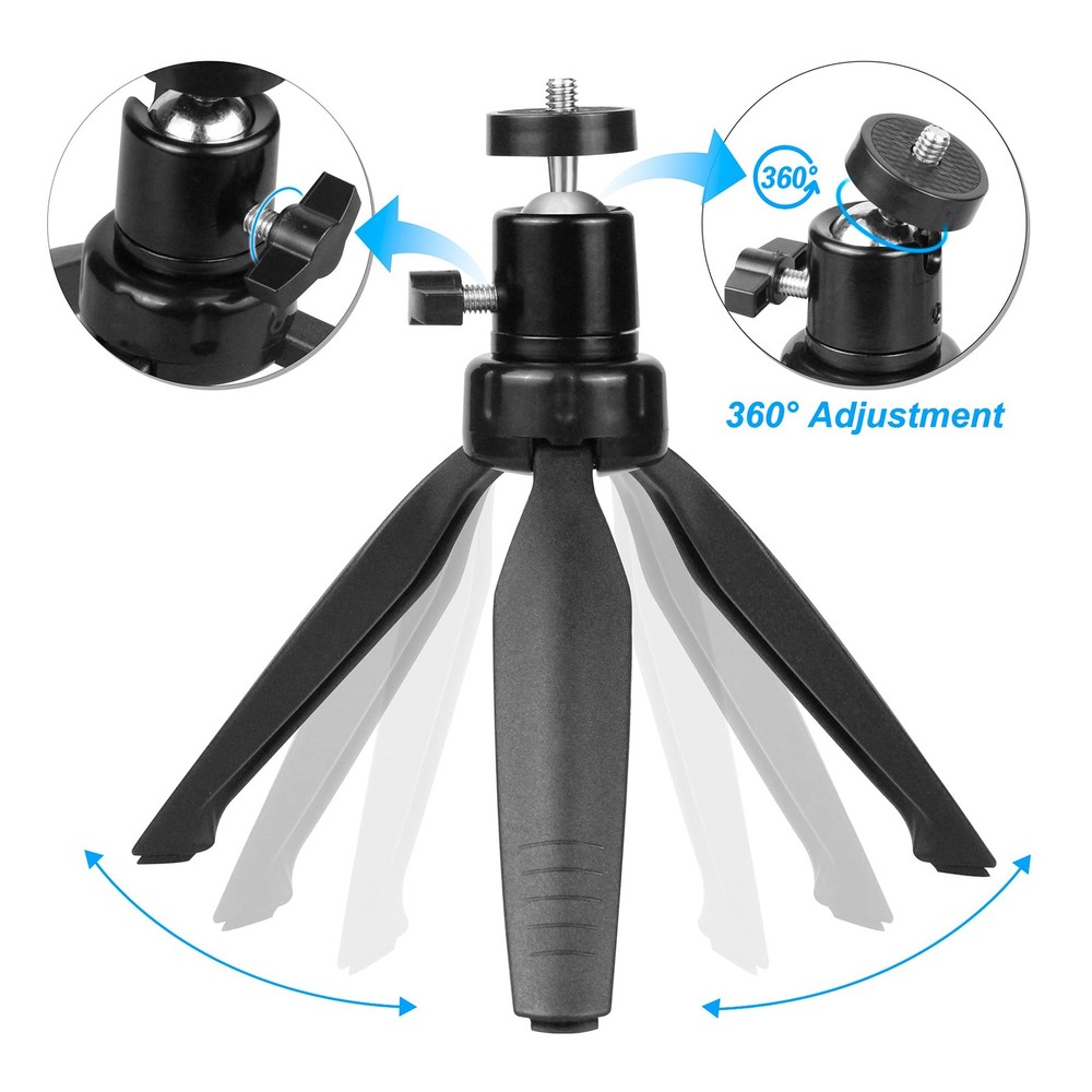 Mini Projector Tripod Compact Desktop Tripod Stand for Mini Projectors