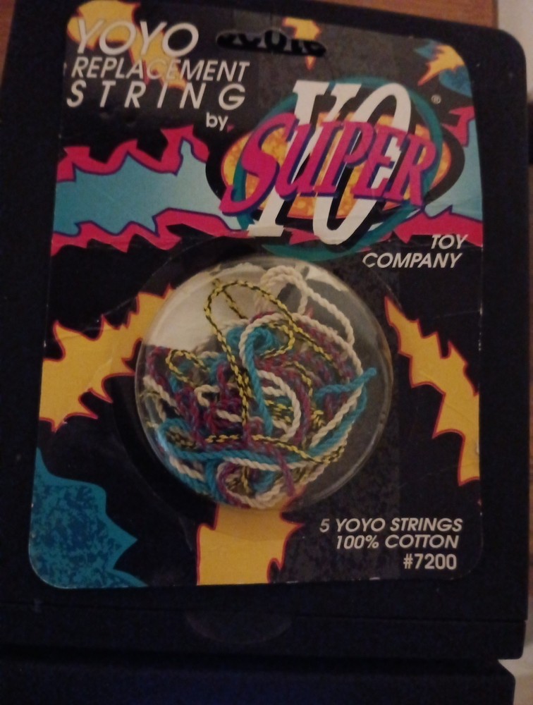 Vintage 1994 SuperYo SPINBOSS Replacement Strings (4 Strings) Multicolor USA